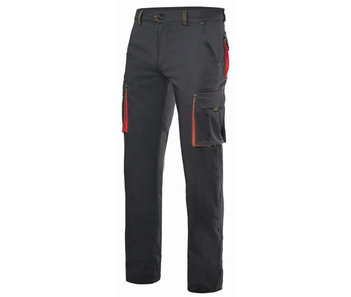 PANTALON STRETCH MULTIPOCHES BICOLORE